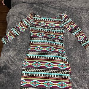 Beautiful color dress, open back